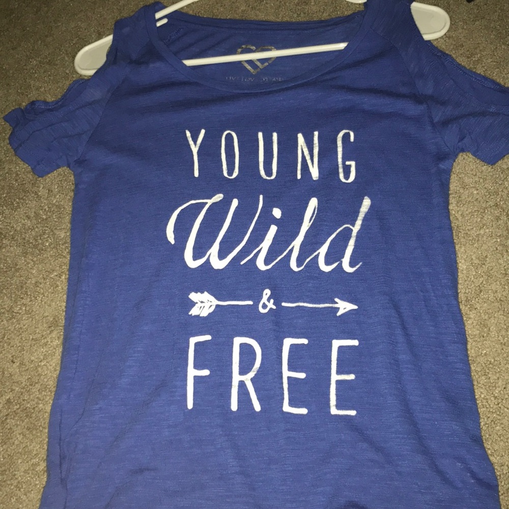 blue aeropostale shirt